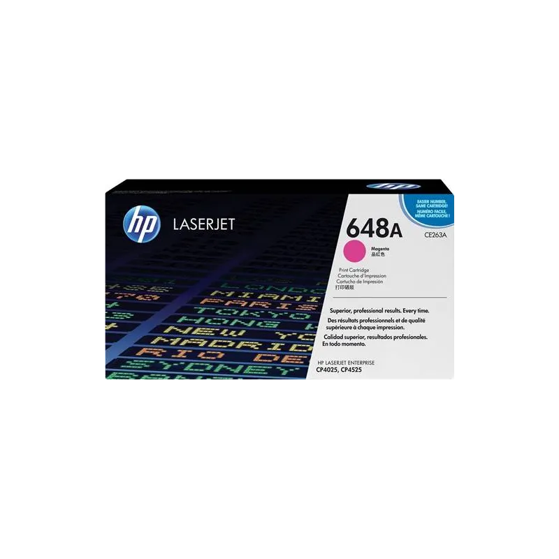 ORIGINAL HP toner magenta CE263A 648A ~11000 Pagine