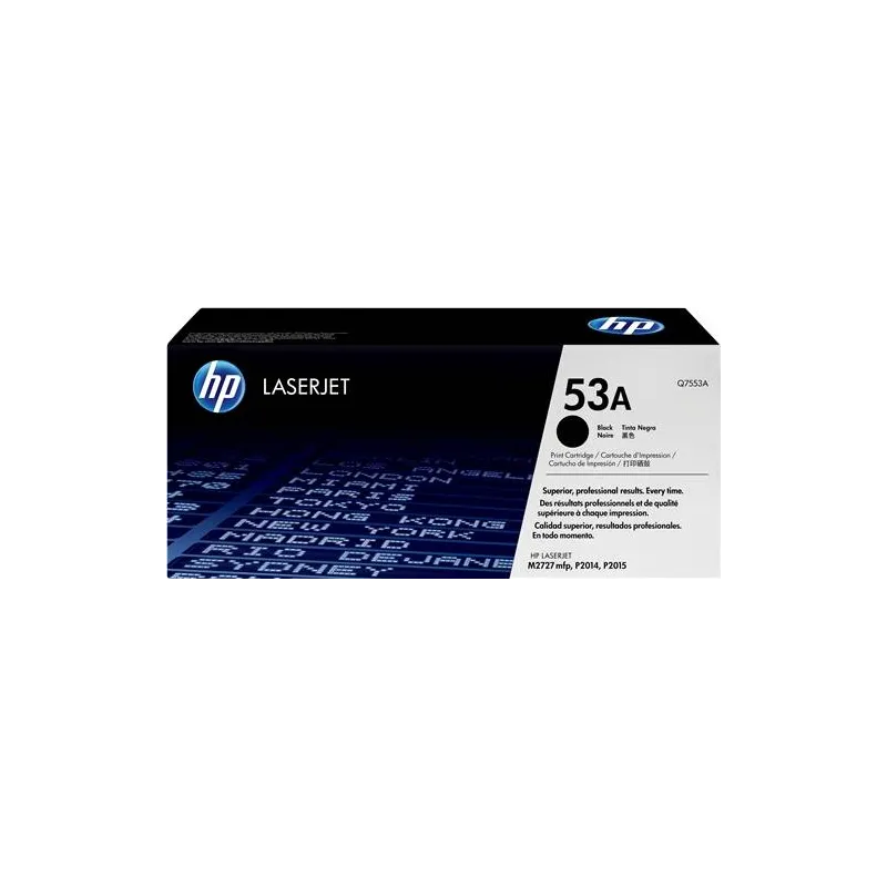 ORIGINAL Toner  HP  Q7553A 53A Nero 3000 Pagine