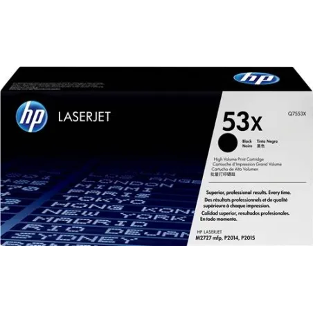 ORIGINAL HP toner nero Q7553X 53X ~7000 Seiten