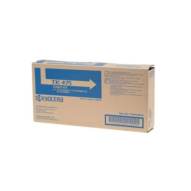 ORIGINAL Kyocera toner nero TK-475 1T02K30NL0 ~15000 Pagine