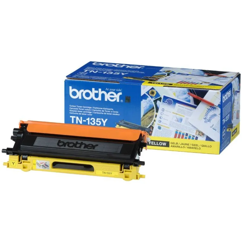 ORIGINAL Brother toner giallo TN-135y  ~4000 Seiten