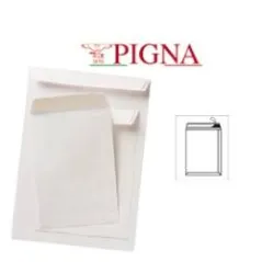 BUSTE A PIGNA SACCO BIANCHE 190X260MM 80GR ADESIVA COMPETITOR 500 PEZZI