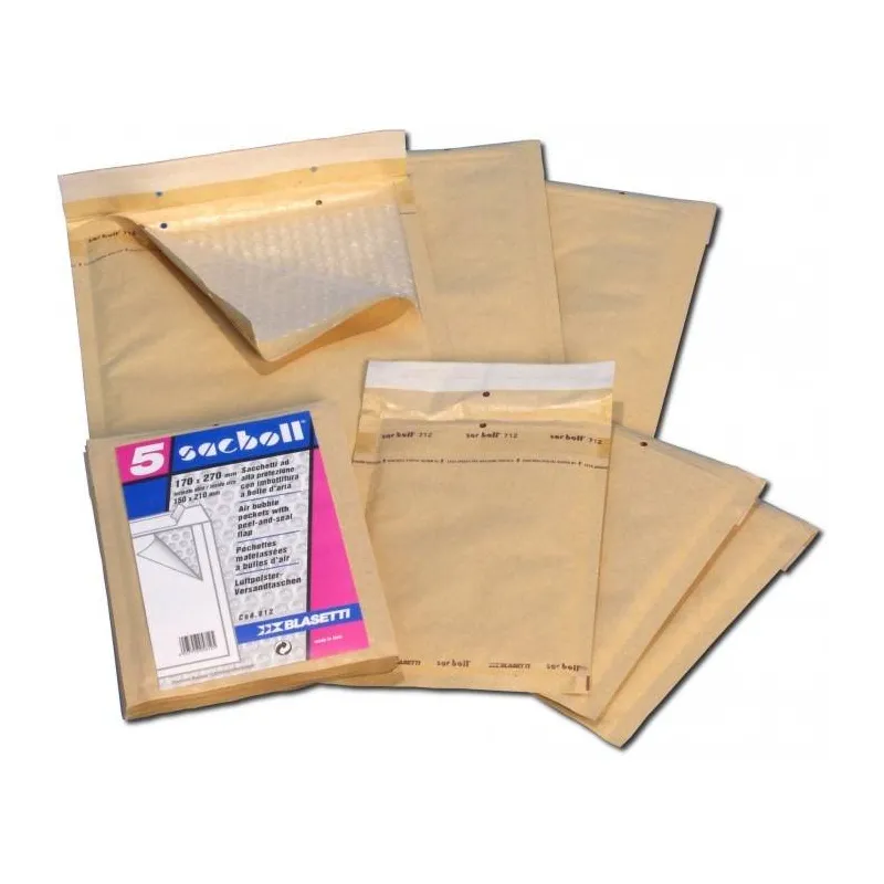 10 BUSTE IMBOTTITE GOLD CD 18X16CM UTILE AVANA