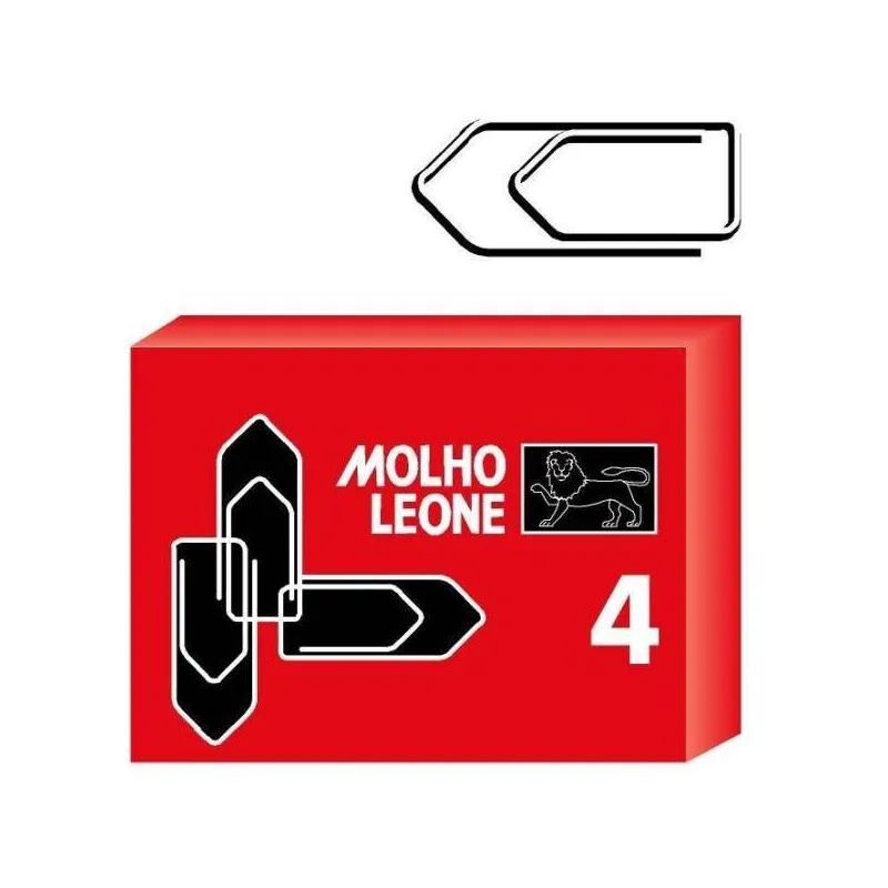 FERMAGLI ZINCATI LEONE NR 4  10 Confezioni