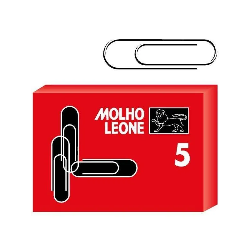 FERMAGLI ZINCATI  LEONE 5 mm50  Confezioni 5