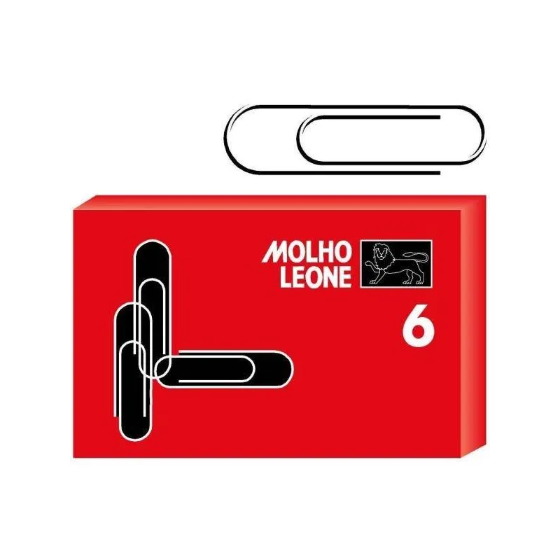 FERMAGLI ZINCATI  LEONE 6 mm57  Confezioni 5