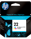 ORIGINAL HP Cartuccia d'inchiostro colore C9352AE 22 ~165 Pagine 6ml