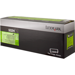ORIGINAL Lexmark toner nero 50F2H00 502H ~5000 Seiten cartuccia di stampa riutilizzabile