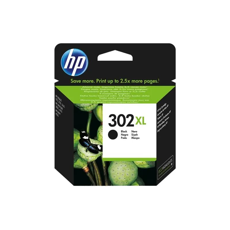 ORIGINAL Cartuccia HP 302XL Nero 480 Pagine
