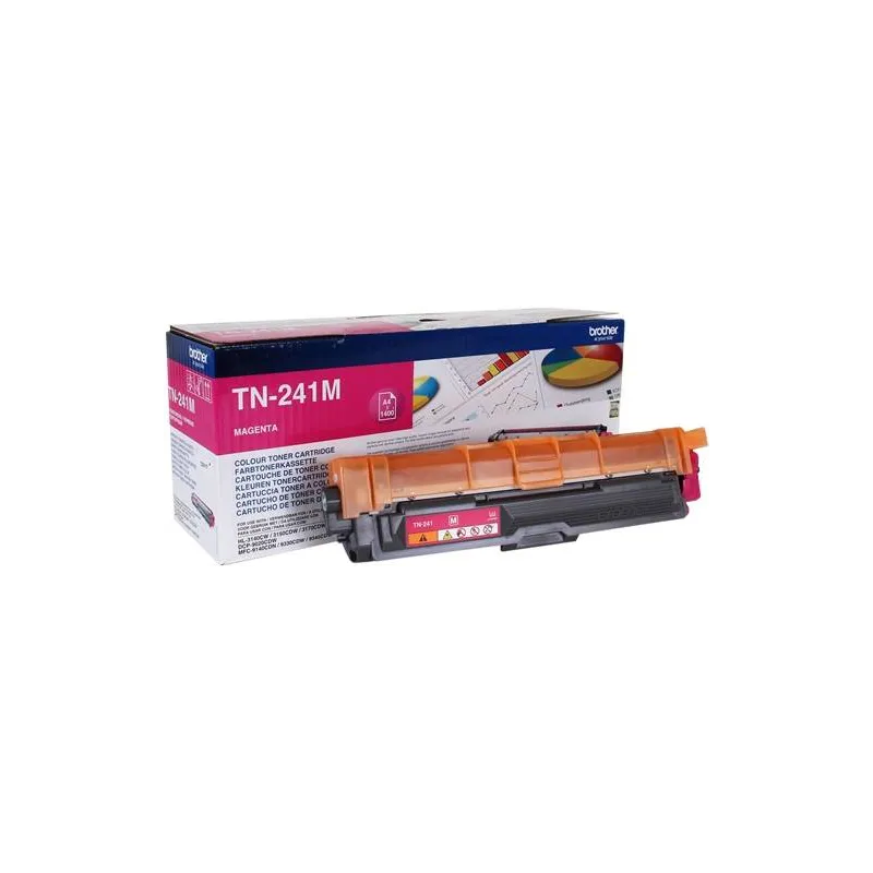 ORIGINAL Toner Brother  TN-241M Magenta 1.400 Pagine
