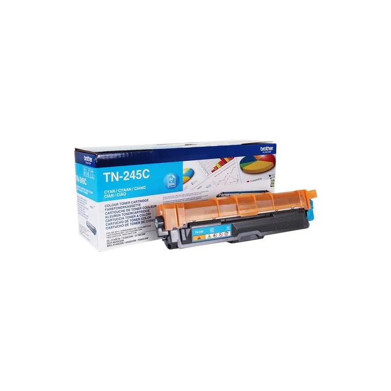 ORIGINAL Toner Brother  TN-245C  Ciano 2200 Pagine