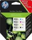 ORIGINAL Cartucce Inkjet  HP C2P42AE 932 XL / 933 XL Serie Colori più Nero bk/c/m/y