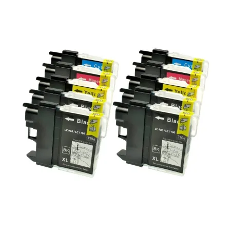 Cartuccia Brother Multipack Pz. 4nero 2Ciano 2Magenta 2Giallo LC-1100