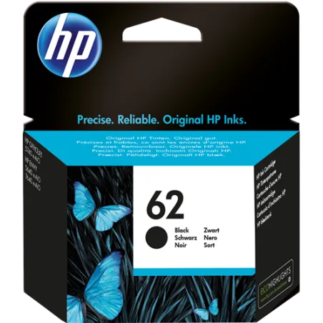 Cartuccia HP d'inchiostro nero C2P04AE 62 ~200 Pagine Originale