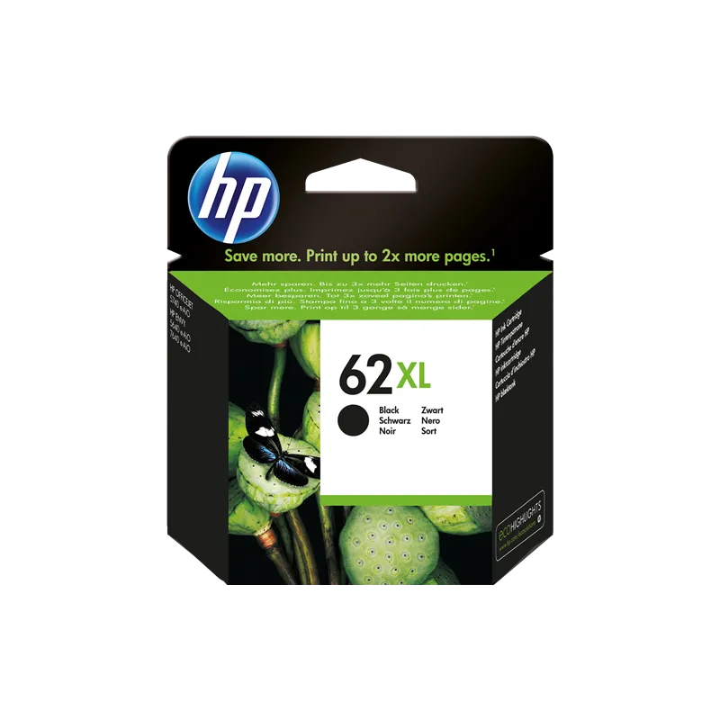 Cartuccia HP C2P05AE 62 XL Nero 600 Pagine Originale Cartuccia HP C2P05AE 62 XL Nero 600 Pagine Originale