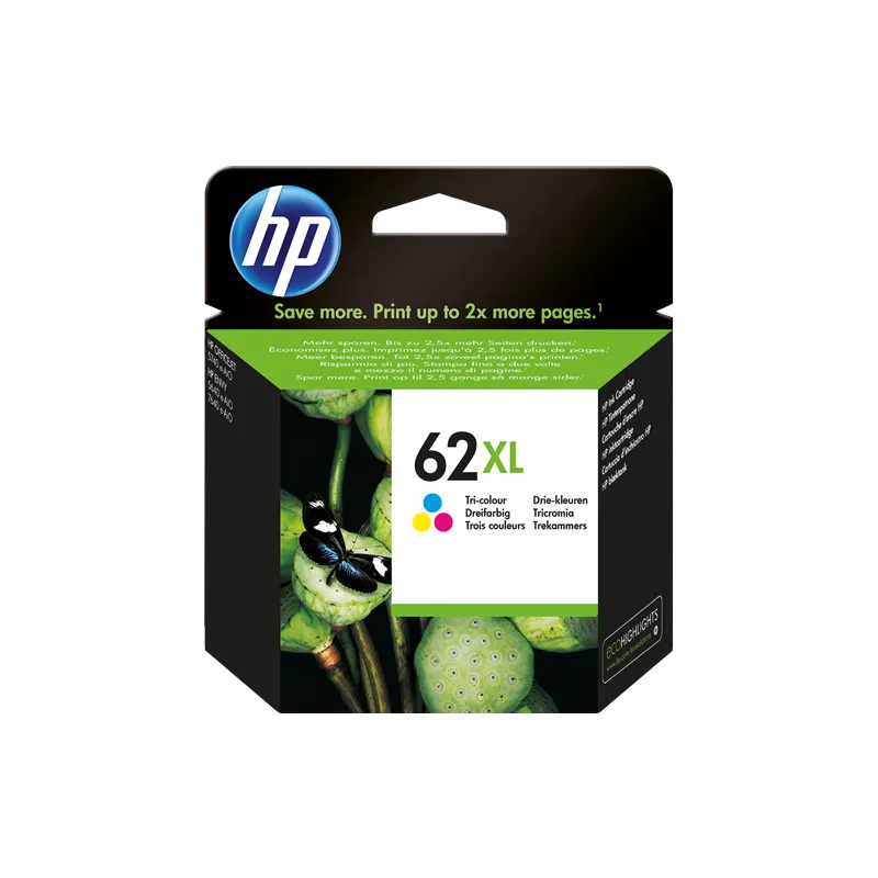 Cartuccia HP C2P07AE 62 XL colore 415 Pagine Originala Cartuccia HP C2P07AE 62 XL colore 415 Pagine Originala