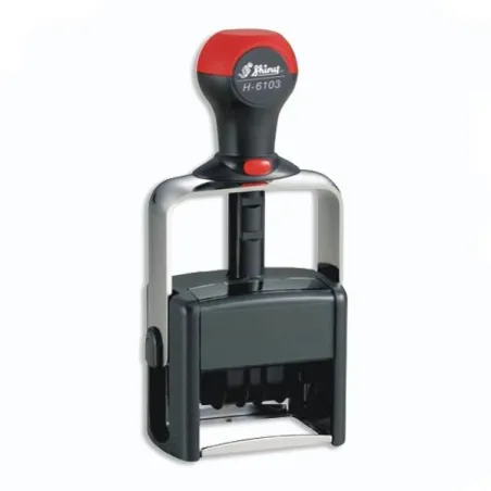 Datario con Piastra Shiny H 6103 Piastra 50 x 30 mm Autoinchiostrante