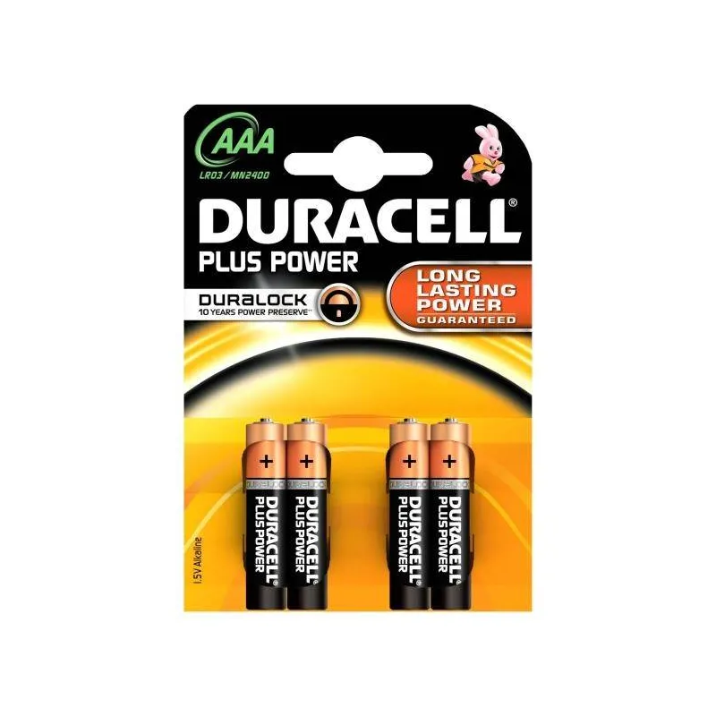 DURACELL PlusPower MN2400 MiniSTILO AAA BL4  BLISTER 4PZ