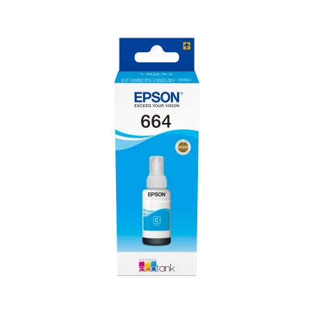 EPSON FLACONE INCHIOSTRO CIANO 70,0 ml 7.500 pagine  664 C13T664240  ORIGINALE