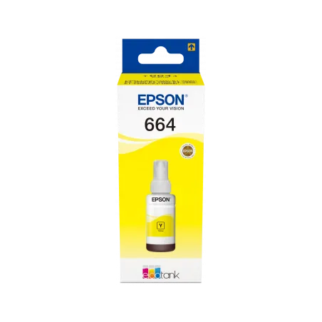 EPSON FLACONE INCHIOSTRO GIALLO 70,0 ml 7.500 pagine  664 C13T664440  ORIGINALE