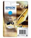 ORIGINAL Cartuccia Inkjet Epson C13T16224012 T1622 Ciano 165 Pagine 3.1ml