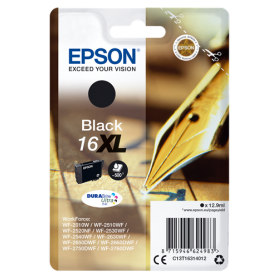 ORIGINAL Epson Cartuccia d'inchiostro nero C13T16314012 T1631 500 Pagine 12.9ml  XL