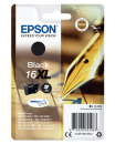 ORIGINAL Cartuccia Inkjet Epson C13T16314012 T1631 Nero 500 Pagine 12.9ml ORIGINAL Cartuccia Inkjet Epson C13T16314012 T1631 Nero 500 Pagine 12.9ml