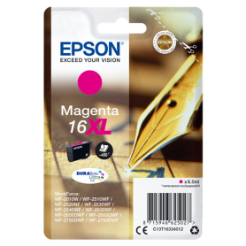 ORIGINAL Epson Cartuccia d'inchiostro magenta C13T16334012 T1633 450 Pagine 6.5ml  XL