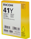 ORIGINAL Cartuccia Ricoh gel 405764 GC 41 y Giallo 2200 Pagine ORIGINAL Cartuccia Ricoh gel 405764 GC 41 y Giallo 2200 Pagine