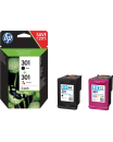 ORIGINAL Cartuccia Inkjet HP N9J72AE 301 Nero + Colore