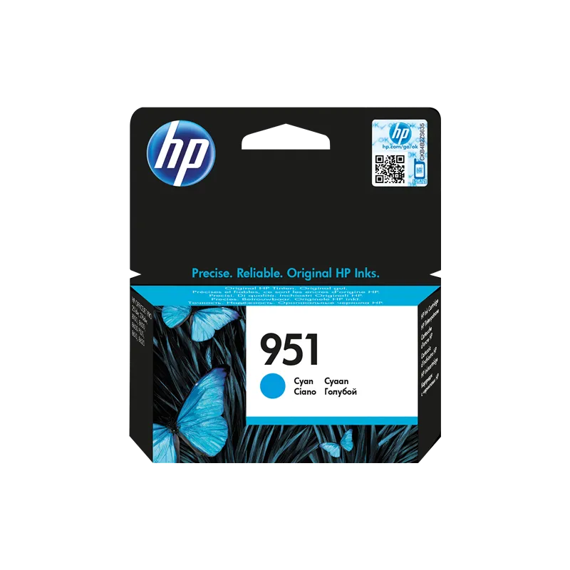 ORIGINAL Cartuccia HP Ink jet CN050AE 951 Ciano 700 Pagine ORIGINAL Cartuccia HP Ink jet CN050AE 951 Ciano 700 Pagine