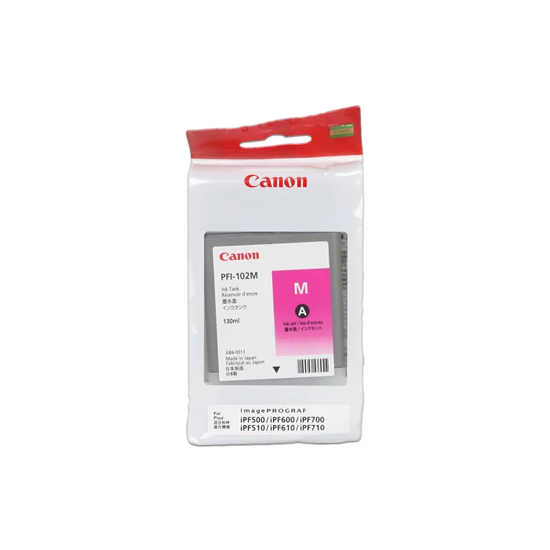 ORIGINAL Cartuccia Canon Ink jet PFI-102m 0897B001 Magenta 130ml