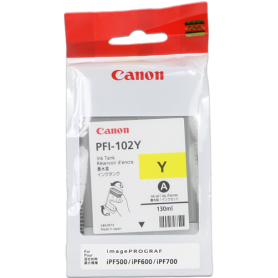 ORIGINAL Cartuccia Canon Ink jet PFI-102y 0898B001 Giallo 130ml
