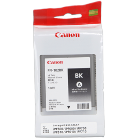 ORIGINAL Cartuccia Canon Ink jet  PFI-102bk 0895B001 Nero 130ml