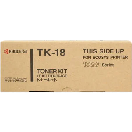 ORIGINAL Toner Kyocera TK-18 1T02FM0EU0 Nero 7200 Pagine