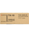 ORIGINAL Toner Kyocera TK-18 1T02FM0EU0 Nero 7200 Pagine