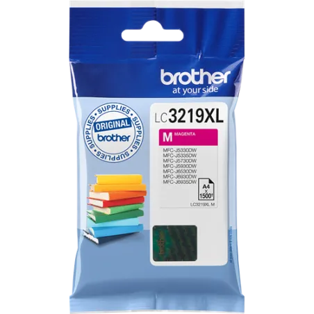 ORIGINAL Cartuccia Brother Inkjet LC3219XLM Magenta 1.500 Pagine