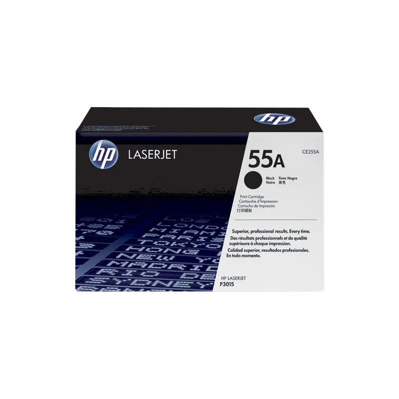 ORIGINAL Toner HP CE255A 55A  Nero 6000 Pagine