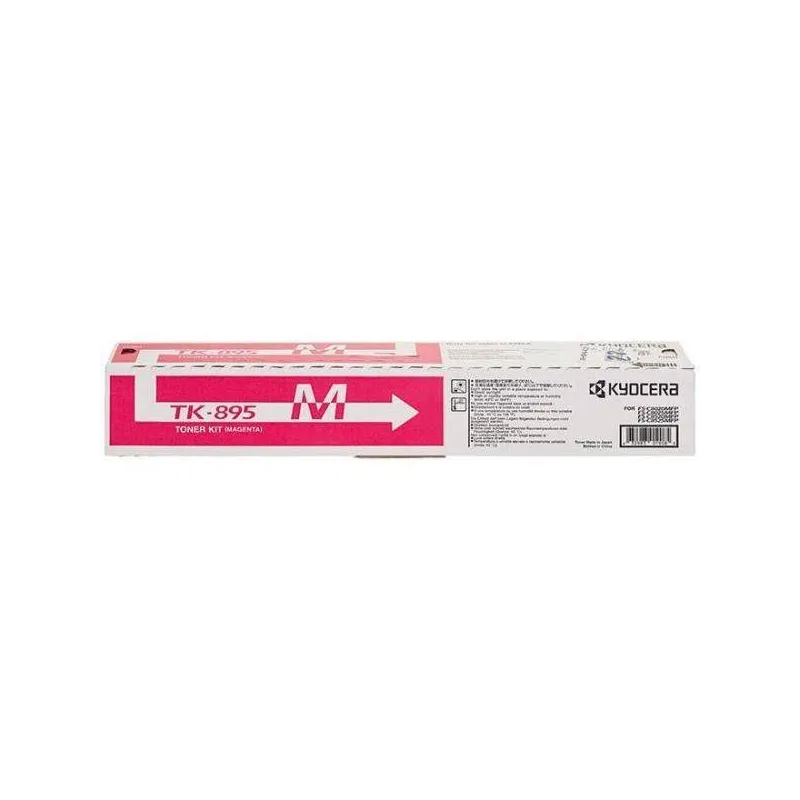 ORIGINAL Toner Kyocera TK-895m 1T02K0BNL0 Magenta 6000 Pagine