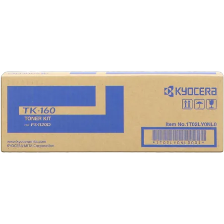 ORIGINAL Toner Kyocera TK-160 1T02LY0NL0 Nero 2500 Copie