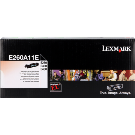 ORIGINAL Toner Lexmark  E260A11E  Nero 3500 Pagine