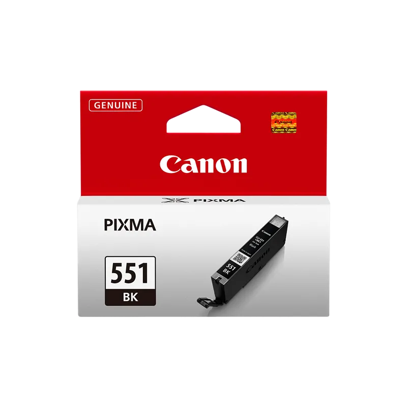 ORIGINAL Cartuccia Inkjet Canon CLI-551bk 6508B001 Nero 7ml ORIGINAL Cartuccia Inkjet Canon CLI-551bk 6508B001 Nero 7ml