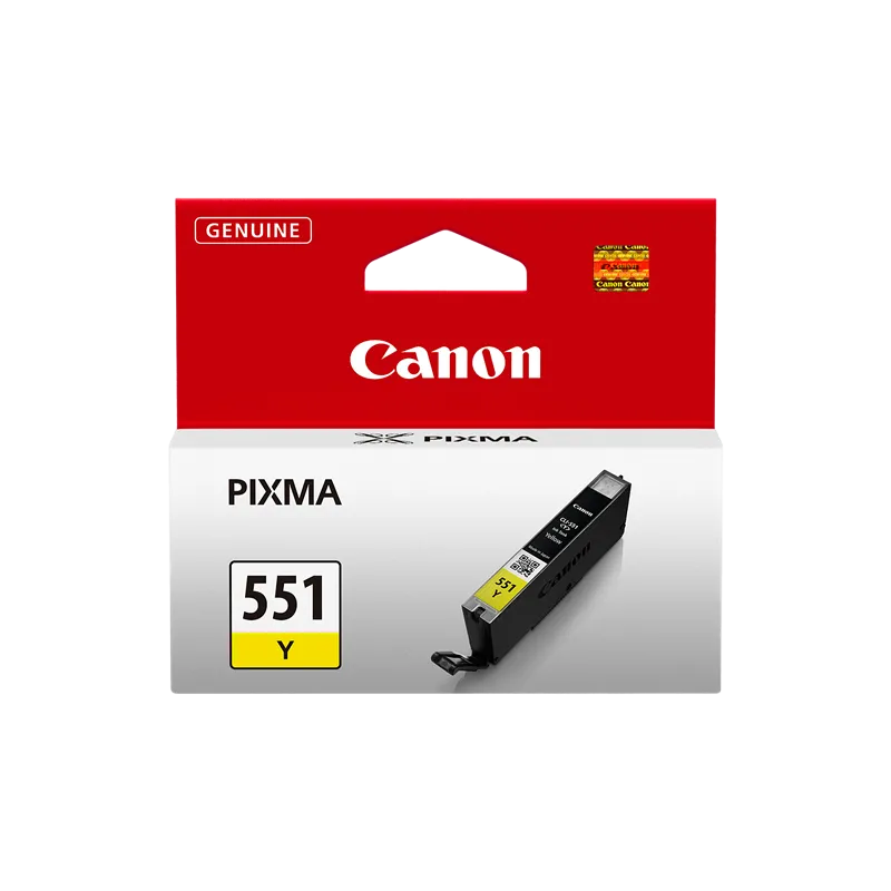 ORIGINAL Cartuccia Inkjet Canon CLI-551y 6511B001 Giallo 7ml ORIGINAL Cartuccia Inkjet Canon CLI-551y 6511B001 Giallo 7ml