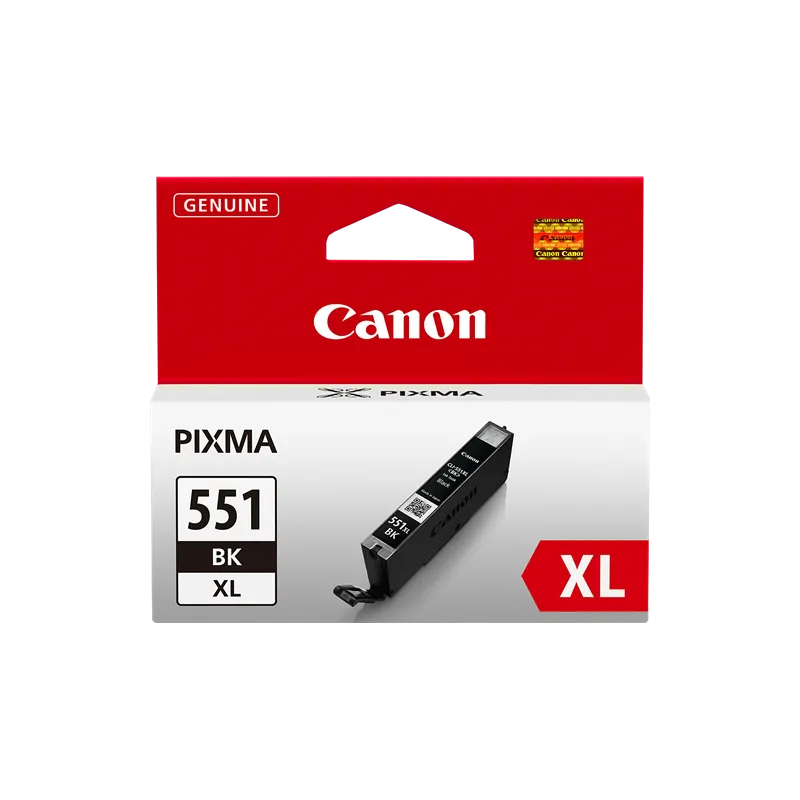 ORIGINAL Cartuccia Inkjet Canon CLI-551bk XL 6443B001 Nero 11ml