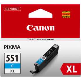 ORIGINAL Cartuccia Canon CLI-551c XL 6444B001 Ciano 11ml