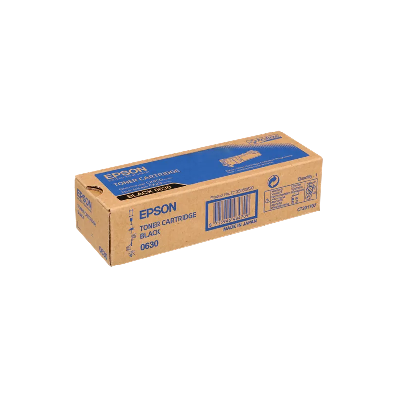 ORIGINAL Toner Epson C13S050630 0630 Nero 3000 Pagine