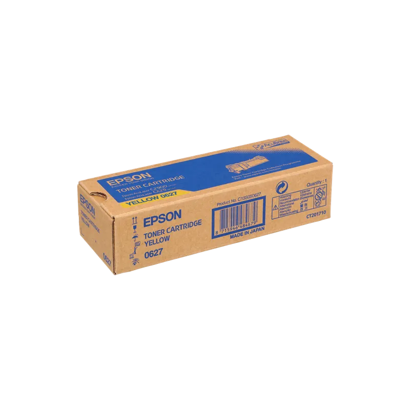 ORIGINAL Toner Epson C13S050627 0627 Giallo 2500 Pagine