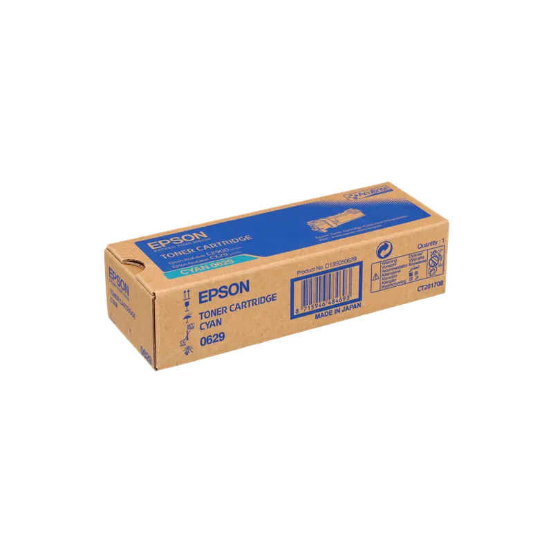 ORIGINAL Toner Epson C13S050629 0629 Ciano 2500 Pagine ORIGINAL Toner Epson C13S050629 0629 Ciano 2500 Pagine