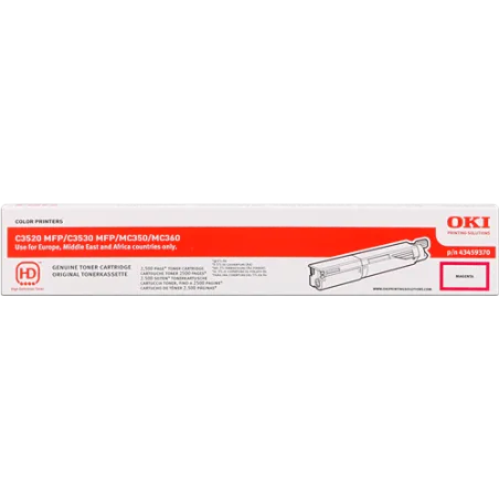 ORIGINAL Toner OKI 43459370 Magenta 2500 Copie