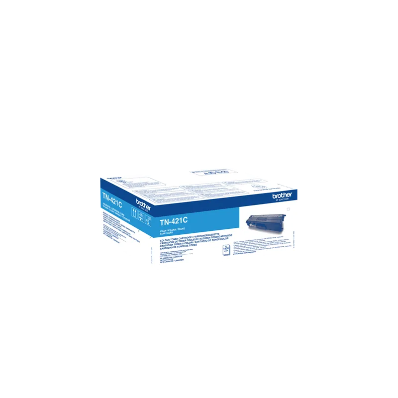 ORIGINAL Toner Brother TN-421C Ciano 1800 Pagine ORIGINAL Toner Brother TN-421C Ciano 1800 Pagine